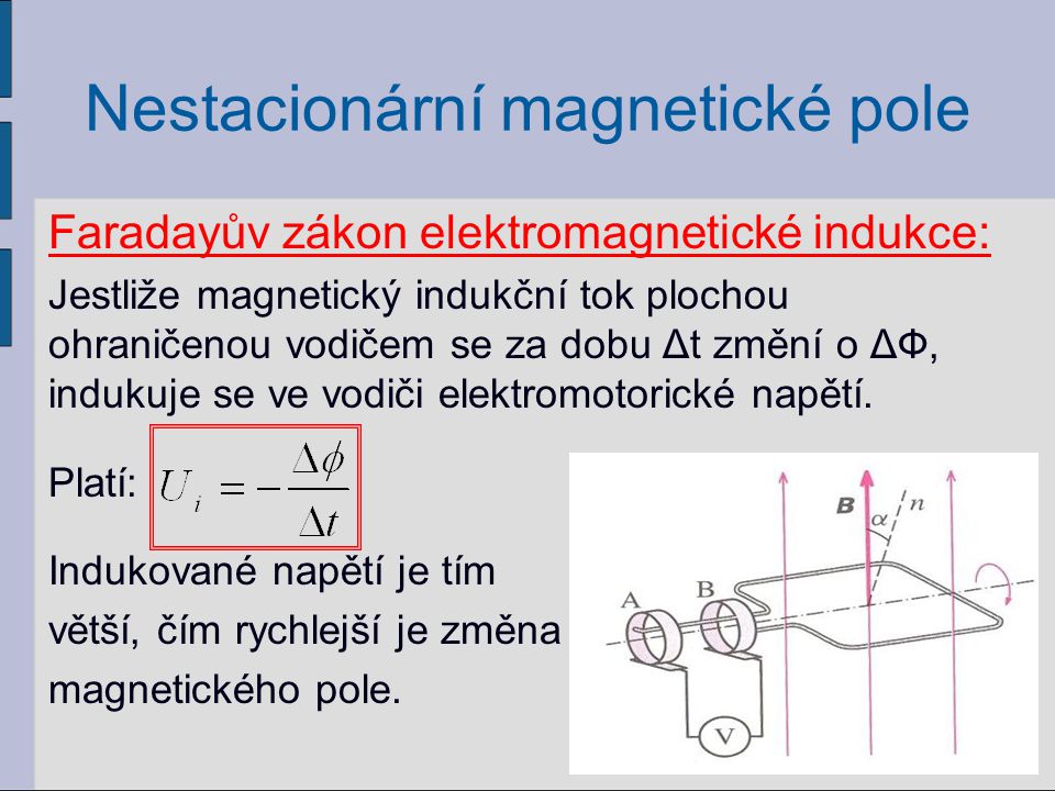 Nestacionární magnetické pole