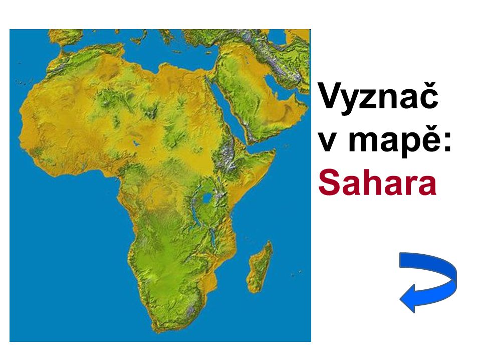 Vyznač v mapě: Sahara