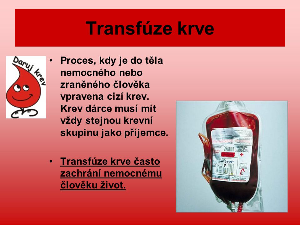 Transfúze krve