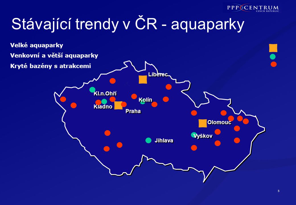 mapa aquaparků v čr Volnočasové aktivity   zaměření   ppt stáhnout mapa aquaparků v čr