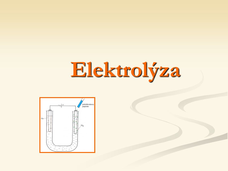 Elektrolýza