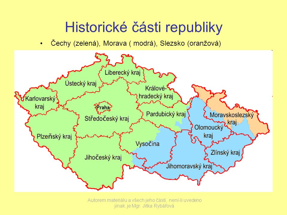 Historické části republiky