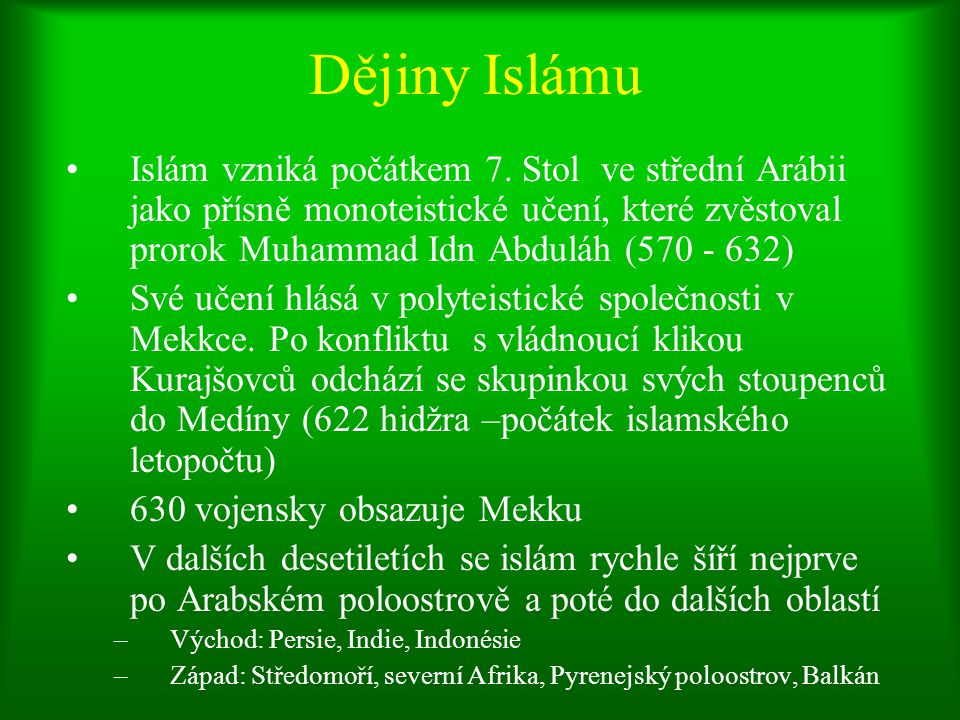 Dějiny Islámu