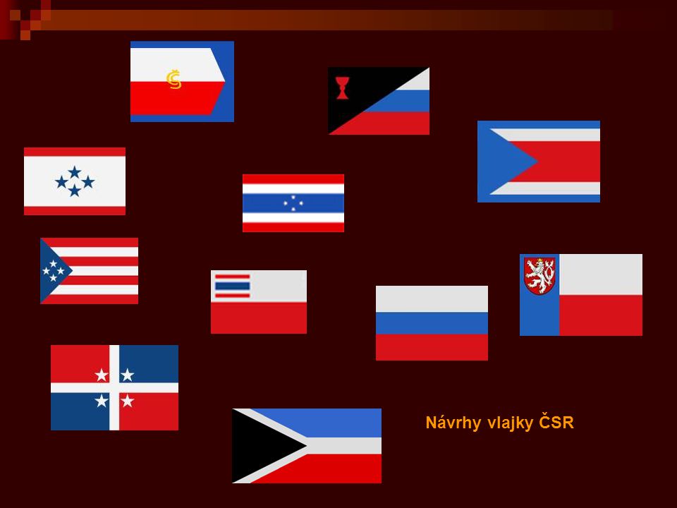 Návrhy vlajky ČSR