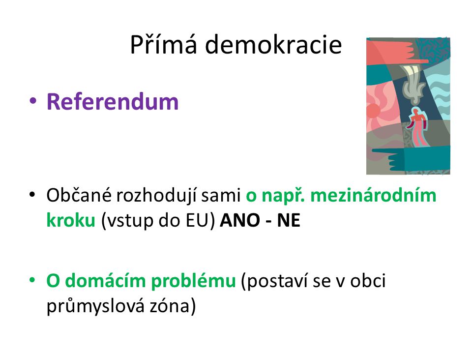 Přímá demokracie Referendum