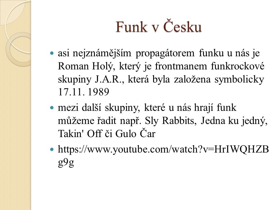 Funk v Česku