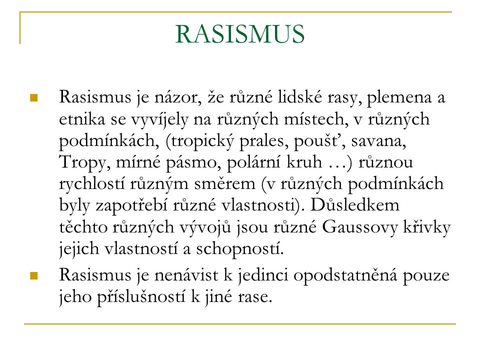 RASISMUS