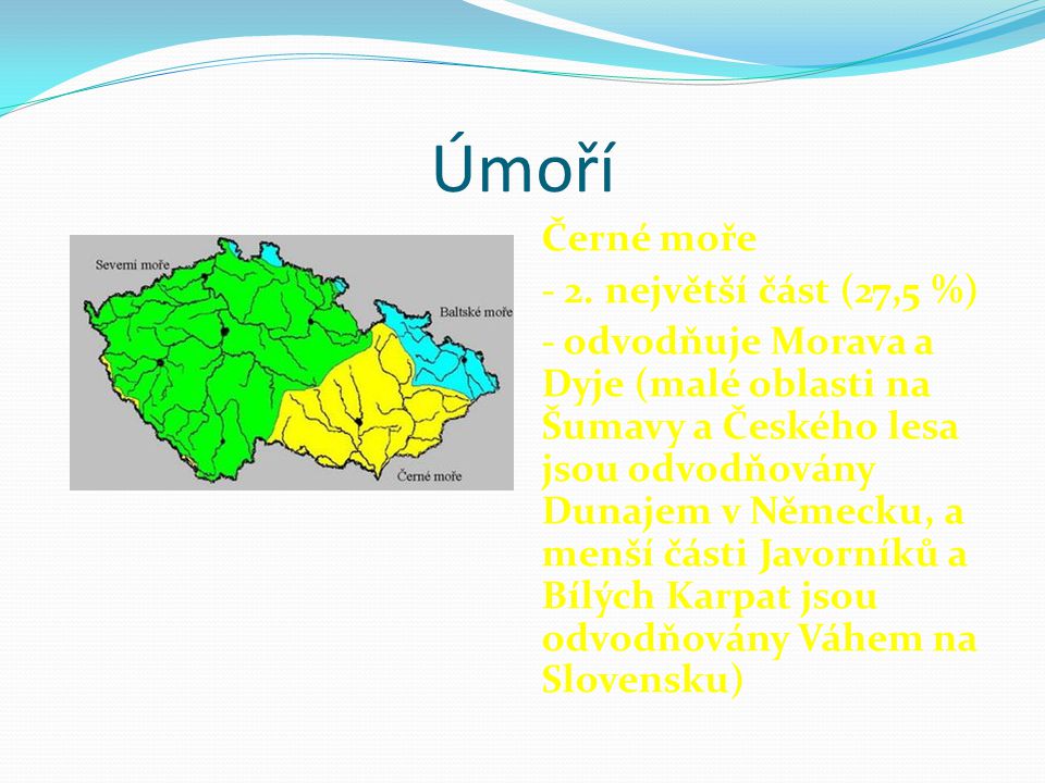 Úmoří Černé moře - 2. největší část (27,5 %)