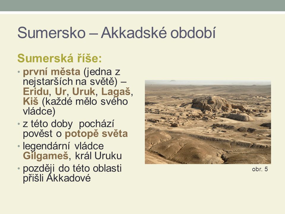Sumersko – Akkadské období
