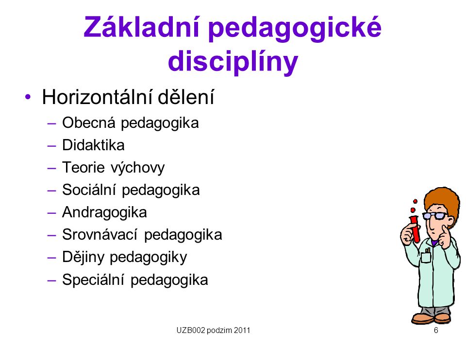 Základní pedagogické disciplíny
