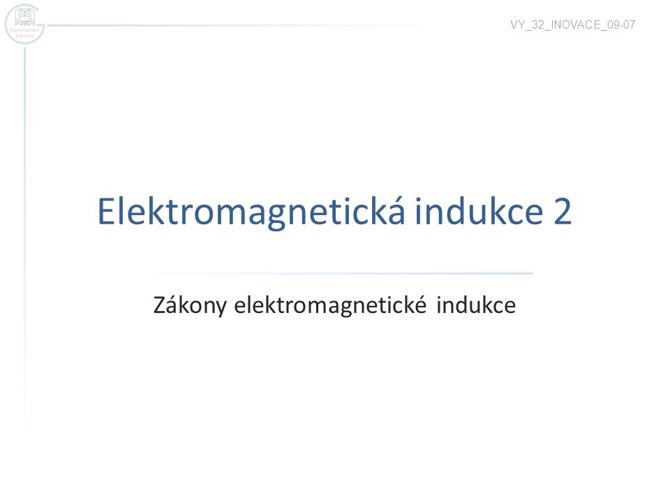 Elektromagnetická indukce 2