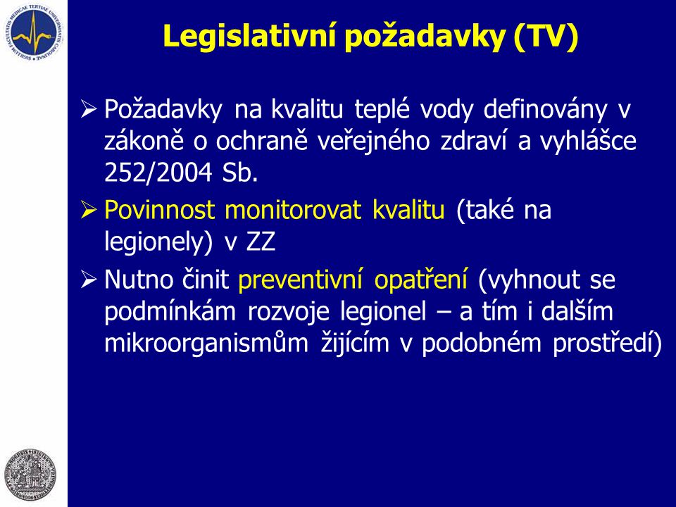 Legislativní požadavky (TV)