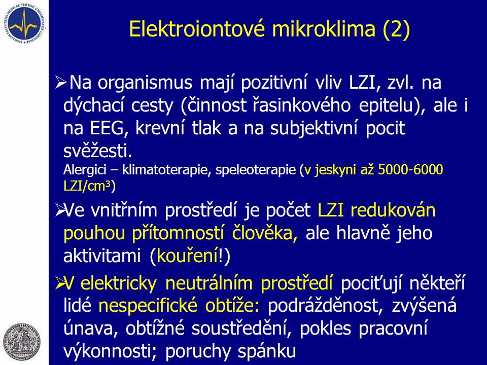 Elektroiontové mikroklima (2)