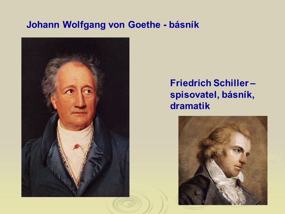Johann Wolfgang von Goethe - básník