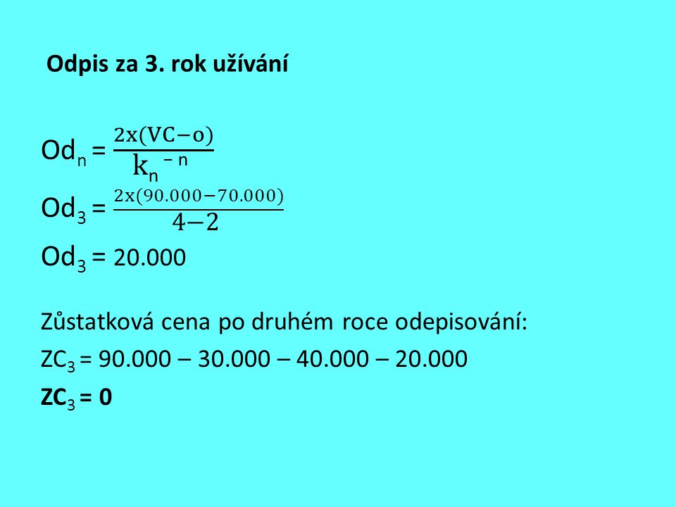 Odn = 2x(VC−o) kn − n Od3 = 2x(90.000−70.000) 4−2 Od3 =