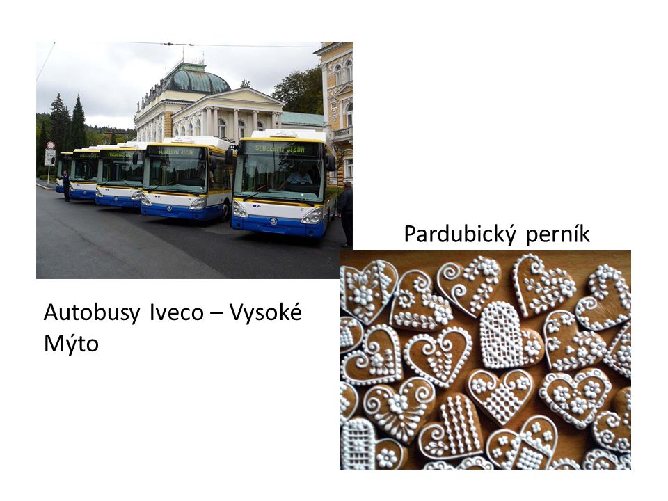 Pardubický perník Autobusy Iveco – Vysoké Mýto