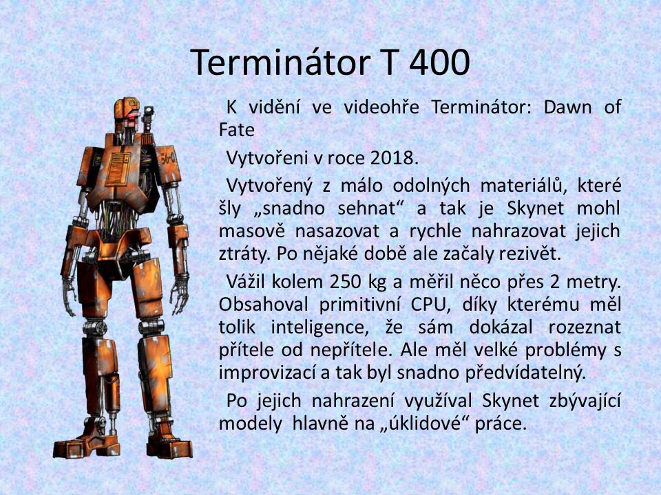 Terminátor T 400
