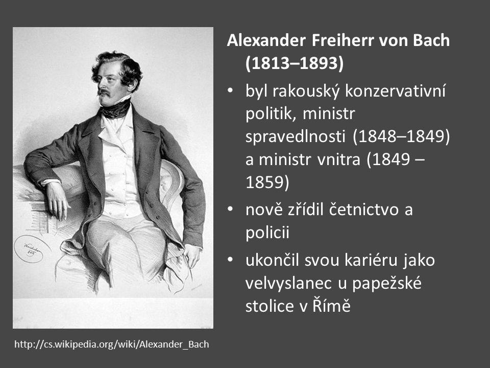 Alexander Freiherr von Bach (1813–1893)
