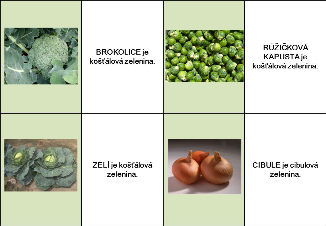 BROKOLICE je košťálová zelenina.